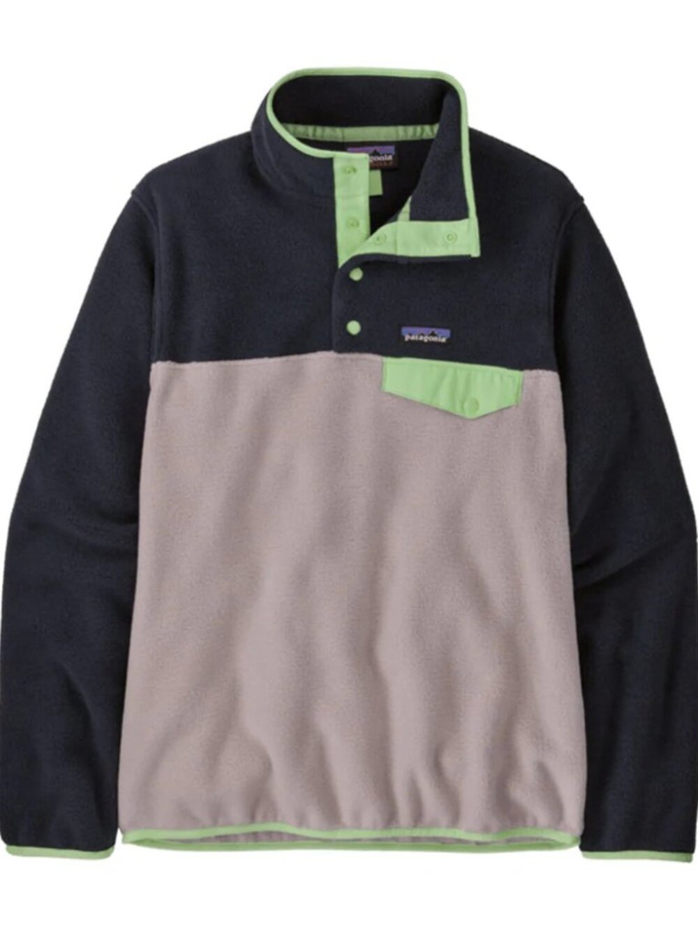 Patagonia Women's Lightweight Synchilla Snap Fleece Pullover - Echo Purple Small